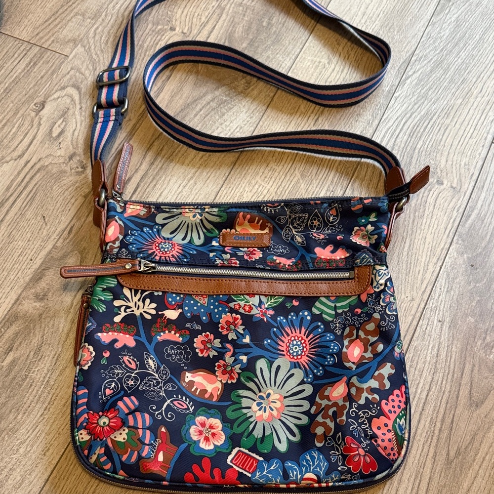 Perfect Oilily floral crossbody bag